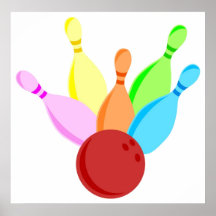 Bowling de Dix bornes Affiches