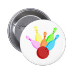 Bowling de Dix bornes Badge Avec Épingle