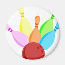Bowling de Dix bornes Magnets Pour Réfrigérateur