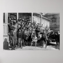 Boxeur Jack Johnson et entraîneurs, les années 190 Affiches