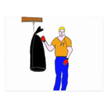 BOXEUR.png Cartes Postales