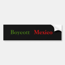 Boycott Mexique Adhésif Pour Voiture