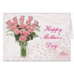 Bqt-personnaliser rose de la DZ PK toute occasion Carte De Vœux