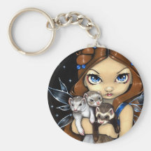 "Bracée de furets" Keychain Porte-clé