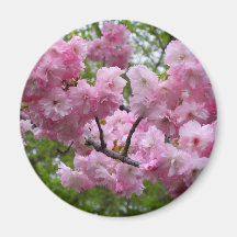 Branche de fleurs de cerisier aimant pour réfrigérateur
