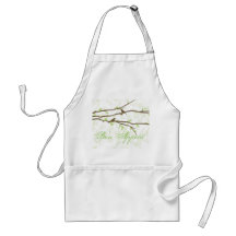 Branches de bourgeonnement avec le tablier d'appét