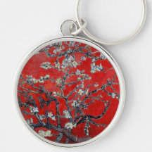 Branches de Vincent van Gogh avec la fleur d'amand Porte-clés