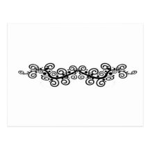 Branches tourbillonnantes cartes postales