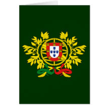 Brasão de armas de Portugal Carte De Vœux
