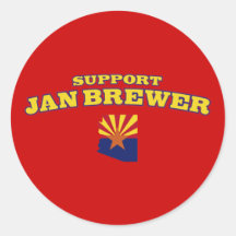 Brasseur de janv. de soutien autocollants