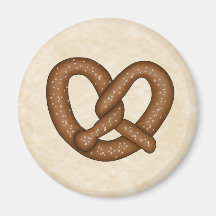 Bretzel avec l'aimant beige de Bkgd