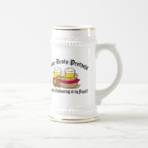 Bretzels de gosses de bière allemands tasse