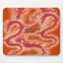 Briques Mousepad de dragon Tapis De Souris