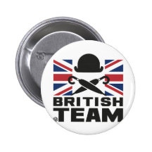 BRITISH TEAM 2 PIN'S AVEC AGRAFE