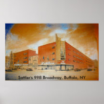 Broadway de Sattler 998, Buffalo, NY Posters