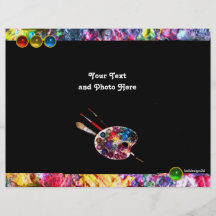 Brochure de fois de la PALETTE de COULEUR 3 Tract