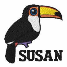 Broderie de toucan de Toco Polos Brodés