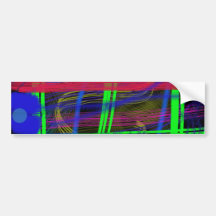 Brosses d'abrégé sur couleurs foncées autocollant pour voiture