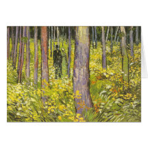 Broussaille de Van Gogh, deux figures (F773) beaux Cartes De Vœux