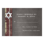 Brown a barré la barre Mitzvah RSVP Faire-parts