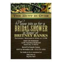 Brown chassant les invitations nuptiales de douche invitations