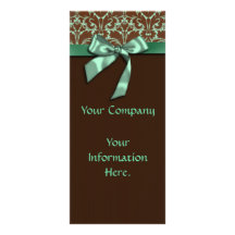Brown et carte verte de support modèle de carte double
