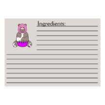 Brown et ours rose de Polkadot Cartes De Visite Professionnelles