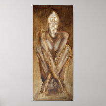 Brown Meditation Poster