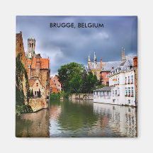 BRUGES BELGIQUE MAGNETS POUR RÉFRIGÉRATEUR