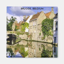 BRUGES, BELGIQUE MAGNETS POUR RÉFRIGÉRATEUR