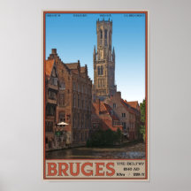 Bruges - le beffroi posters