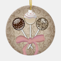 Bruit élégant de gâteau de damassé de cacao décoration de noël