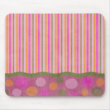 Bruit rose Mousepad Tapis De Souris