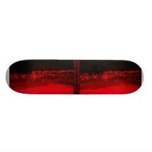 brûlure plateaux de skateboards