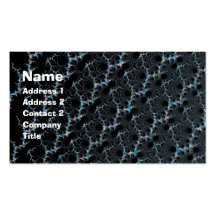 Brume - fractale de Mandelbrot Cartes De Visite Personnelles