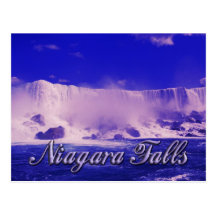 Brume froide d'hiver aux chutes du Niagara Cartes Postales