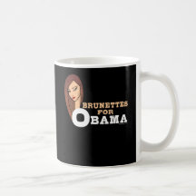 Brunes pour la tasse de café d'Obama