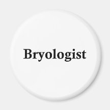 Bryologist Aimant Pour Réfrigérateur