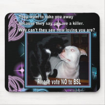 bsl de chien de chat tapis de souris