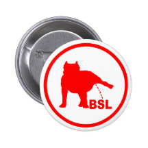 BSL - PITBULL BADGE AVEC ÉPINGLE