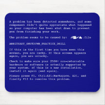 BSOD Mousepad Tapis De Souris
