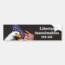 Bu patriotiques conservateurs de latin de drapeau  adhésifs pour voiture