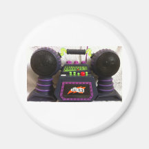 Bu SLUDGEart de sableuse de boue Magnets Pour Réfrigérateur