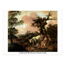 Bûcheron par Thomas Gainsborough Carte Postale