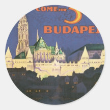 Budapest vintage Hongrie Autocollants