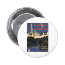 Budapest vintage Hongrie Badge