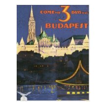Budapest vintage Hongrie Carte Postale