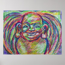 Buddah heureux posters