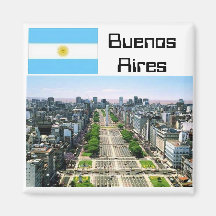 Buenos Aires Aimant Pour Réfrigérateur