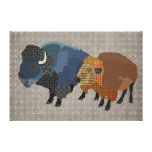 Buffalo Bill et toile d'art saki chamoise Impressions Sur Toile